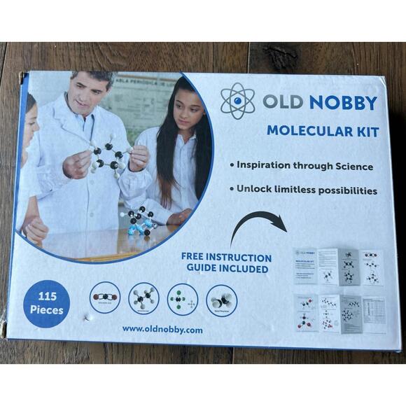 Other - Old Nobby Organic Chemistry Molecular Model Kit Pieces Complete *NO INSTRUCTIONS